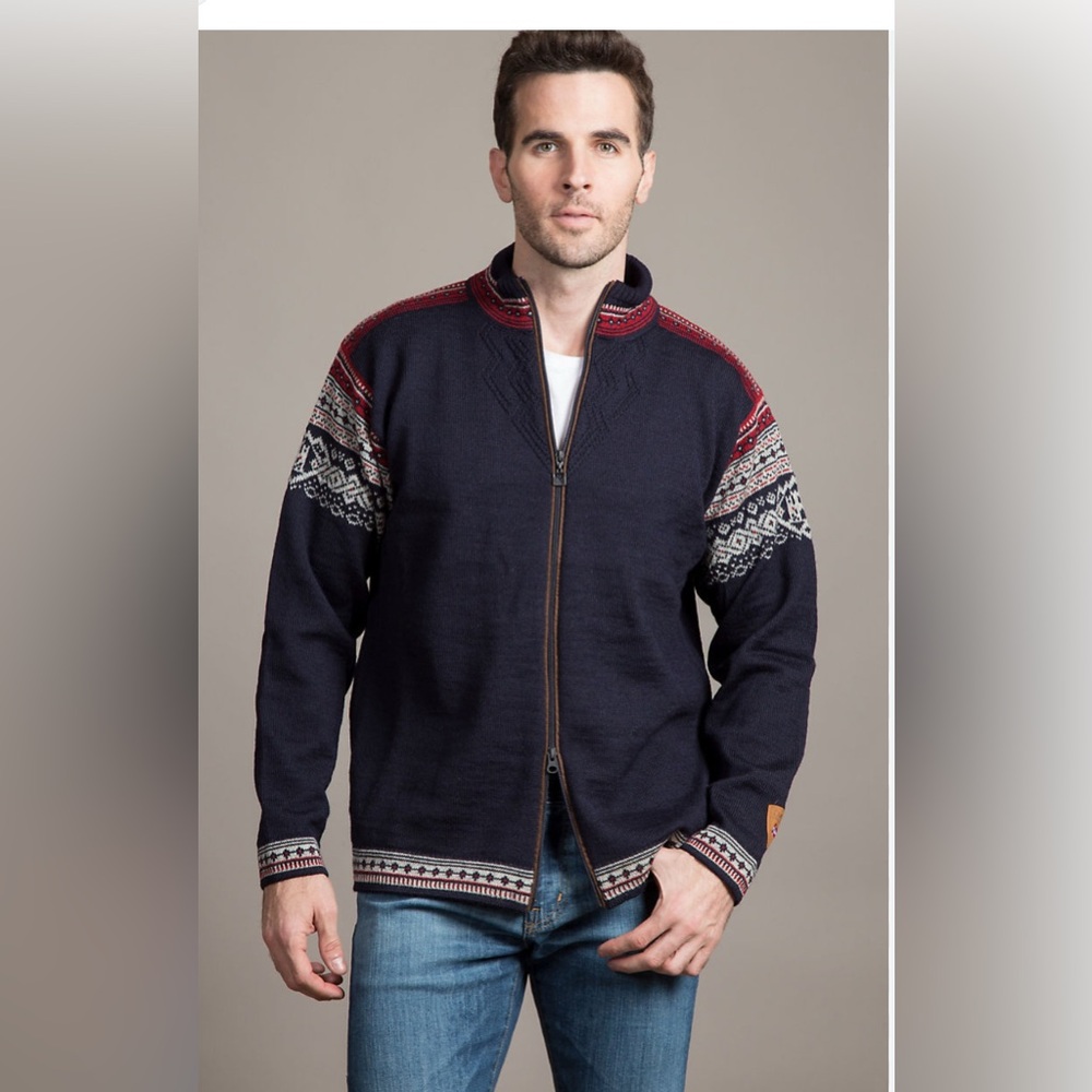 Dale of Norway Bergen Wool men’s Sweater Jacket full zip